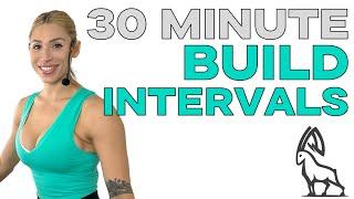 30 MIN BUILD INTERVALS | Treadmill Follow Along!