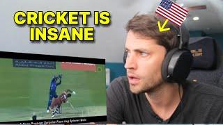 American reacts to '1 in a Trillion Moments in Cricket'