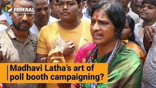 Concern or campaign? Madhavi Latha's polling day had Hindutva touch, women's care & more