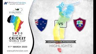 Highlights | Over 50s World Cup | New Zealand vs West Indies | Match 2