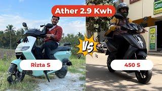 Ather 450S vs Ather Rizta S: Full Comparison | Best Range, Price, Performance & Issues | Electric