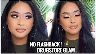 MY DRUGSTORE/AFFORDABLE FULL COVERAGE, NO FLASHBACK GLAM USING AFFORDABLE BRUSHES ! |Taisha