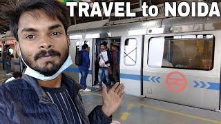 Delhi Metro | Botanical Garden Metro to Noida Electronic City Metro Station JOURNEY by METRO TOUR |