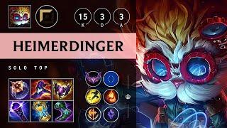 Heimerdinger Top vs Mordekaiser: Legendary - EUW Master Patch 14.19