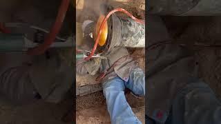 Downhill welding. #shorts #pipeline #weld
