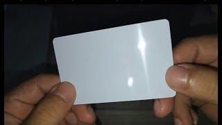 unboxing - RFID NFC Tag 215 Card - Programmable NTAG215 - NTag Kartu PVC Tagmo