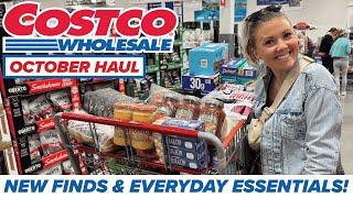 October Costco Haul!  New Finds & Everyday Essentials // Shop With Us!