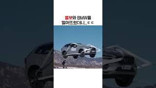 볼보와 bmw를 떨어뜨렸더니..