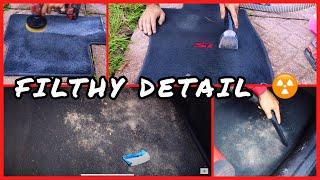 Deep Cleaning DIRTY Car INTERIOR ! || Full DISASTER Interior DETAIL