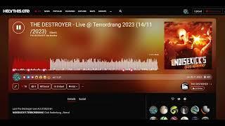 THE DESTROYER - Live @ Noisekick's Terrordrang 2023 (11-14-2023)