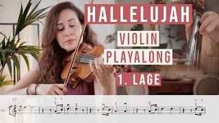 Hallelujah - PLAY ALONG | Einfache Version (mit Noten)