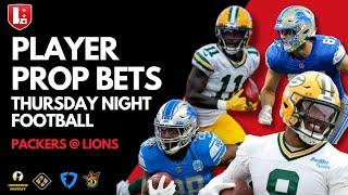 NFL Player Prop Picks Week 14 Thursday Night Football: Packers @ Lions | TNF Week 14 Best Bets