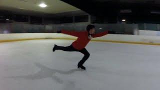 SLOW MOTION DOUBLE FLIP DOUBLE TOE LOOP | FIGURE SKATING | GOPRO ️️