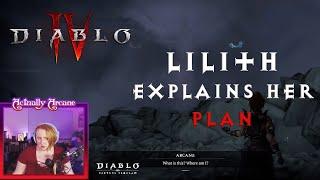 Diablo 4 Lilith Reveals Her True Plans for the Player | Lilith's Motivations Diablo IV