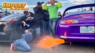 2 Step Battle Import Face-Off New England with NoelG (Hector)! Supra vs VW vs Civic vs Hyundai!