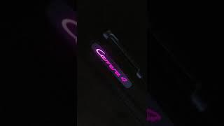 Custom Illuminated Door Sills for a Porsche 996