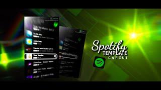 Spotify Capcut edit template