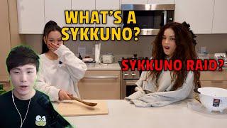 Sykkuno raided Valkyrae and Bella Poarch during their IRL cooking stream