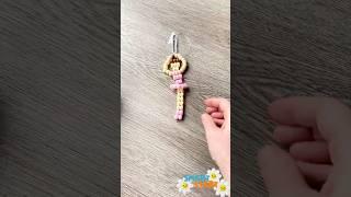  Pony Bead Ballerina Craft – DIY Keychain or Backpack Tag | Smart Start with Miss Daisy 