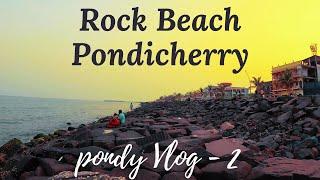 Pondicherry Rock Beach | White Town | Sicilys | Pondy Vlog- 2