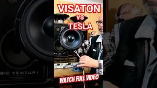 VISATON #woofer #speaker vs #tesla @Angelicaaudio