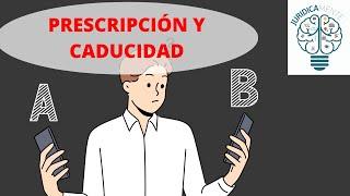 PRESCRIPCIÓN Y CADUCIDAD