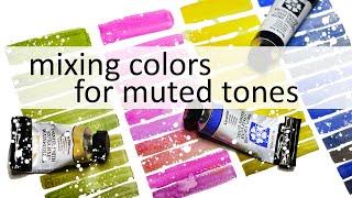 How to Mix Colors to make Muted Tones