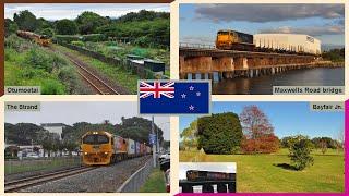 Four good Railfanning Spots in Tauranga, New Zealand