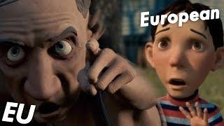 european gets caught for looking at memes