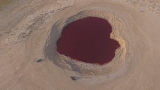 دریاچه صورتی گمیشان pink lake in iran