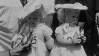 Baby Beauties Parade On the Beach