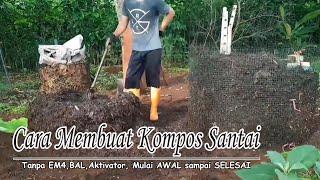 Cara Membuat Pupuk Kompos dari Awal Sampai Selesai