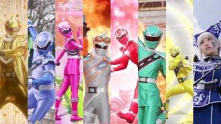 Mashin Sentai Kiramager - Each Ranger (and Extra) Henshin/Transformation