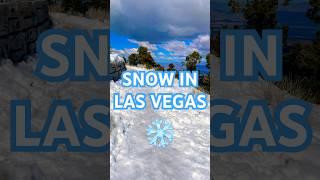 Did you know it snows in Las Vegas? ️ Mount Charleston - Nevada #lasvegas #snow #mountains #nature