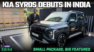 Kia Syros Subcompact SUV First Look | 4K