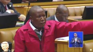 Julius Malema "We Cant Allow Zuma To Speak In Parliament"