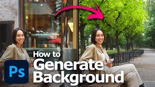 How to generate background in Photoshop