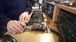 German Junker DBGM morse key demonstrated by EI2KC