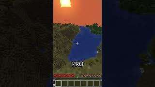 Minecraft NOOB vs PRO: MLG #shorts