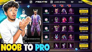 Free Fire i Did Noob To Pro in 11,000 Diamond | I Got All New Emote & Bundles - Garena Free Fire