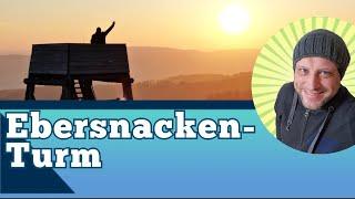 Ebersnackenturm Vogler Sonnenaufgang - Vogelperspektive - Wandern von Heinrichshagen zum Ebersnacken