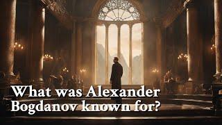 What was Alexander Bogdanov known for? | Philosophy