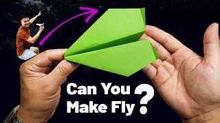 Paper Airplane Challenge: Can You Make It Fly?