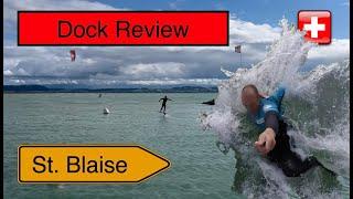 THE Watersport Spot in Switzerland! Dock  Review St. Blaise! #pumpfoil #wingfoil #watersport