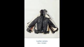 Used Leather Jackets clothing bale samples by Global Clothing Industries