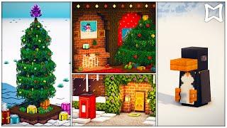 ► Top 20+ Christmas Ideas | Minecraft Build Hacks 