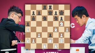 علیرضا فیروزجا در مقابل قهرمان جهان دینگ لیرن | Superbet Chess Classic 2023