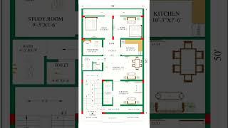 30x50  house plan | simple house design #housedesign #homeplan