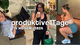 *sehr* produktive Tage: arbeit, organisieren, gym & mehr