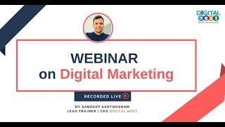 Digital Marketing Webinar | Learn Digital Marketing Online By Digital Nest